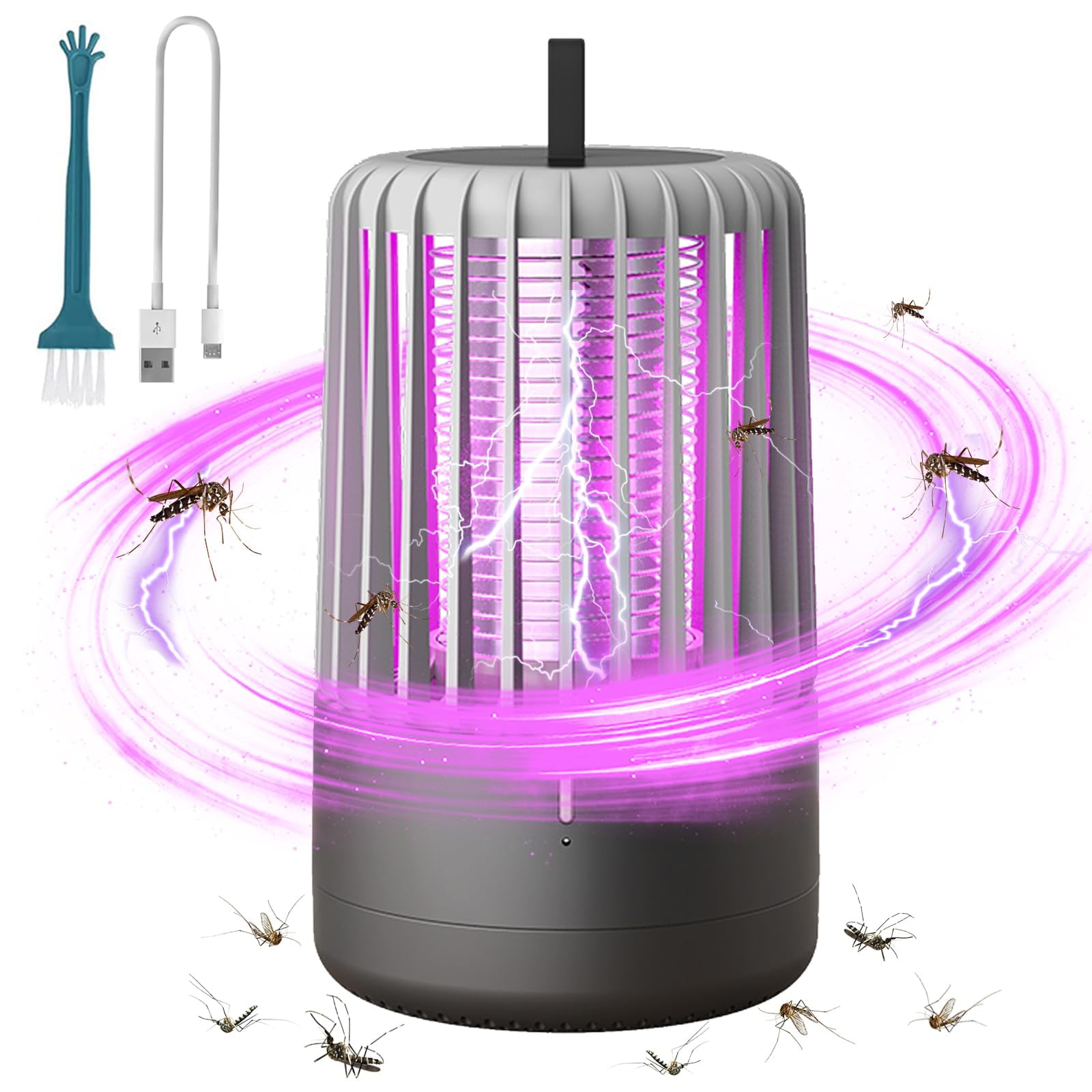Bug Zapper Indoor,2 in 1 Mosquito Zapper,Indoor Bug Zapper,Electric Bug Zapper Outdoor,Effective