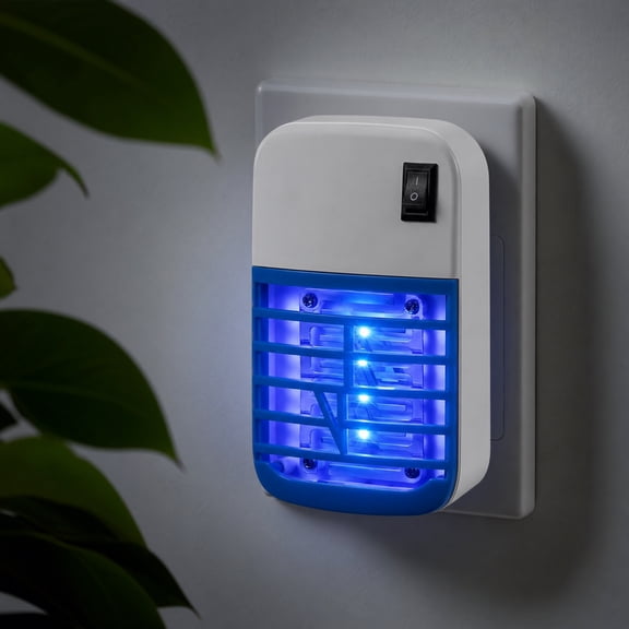 Bug Zapper Indoor, Electronic Fly Trap Insect Killer, Mosquitoes Killer Mosquito Zapper with Blue Lights for Living Room, Home, Kitchen, Bedroom, Baby Room, Office