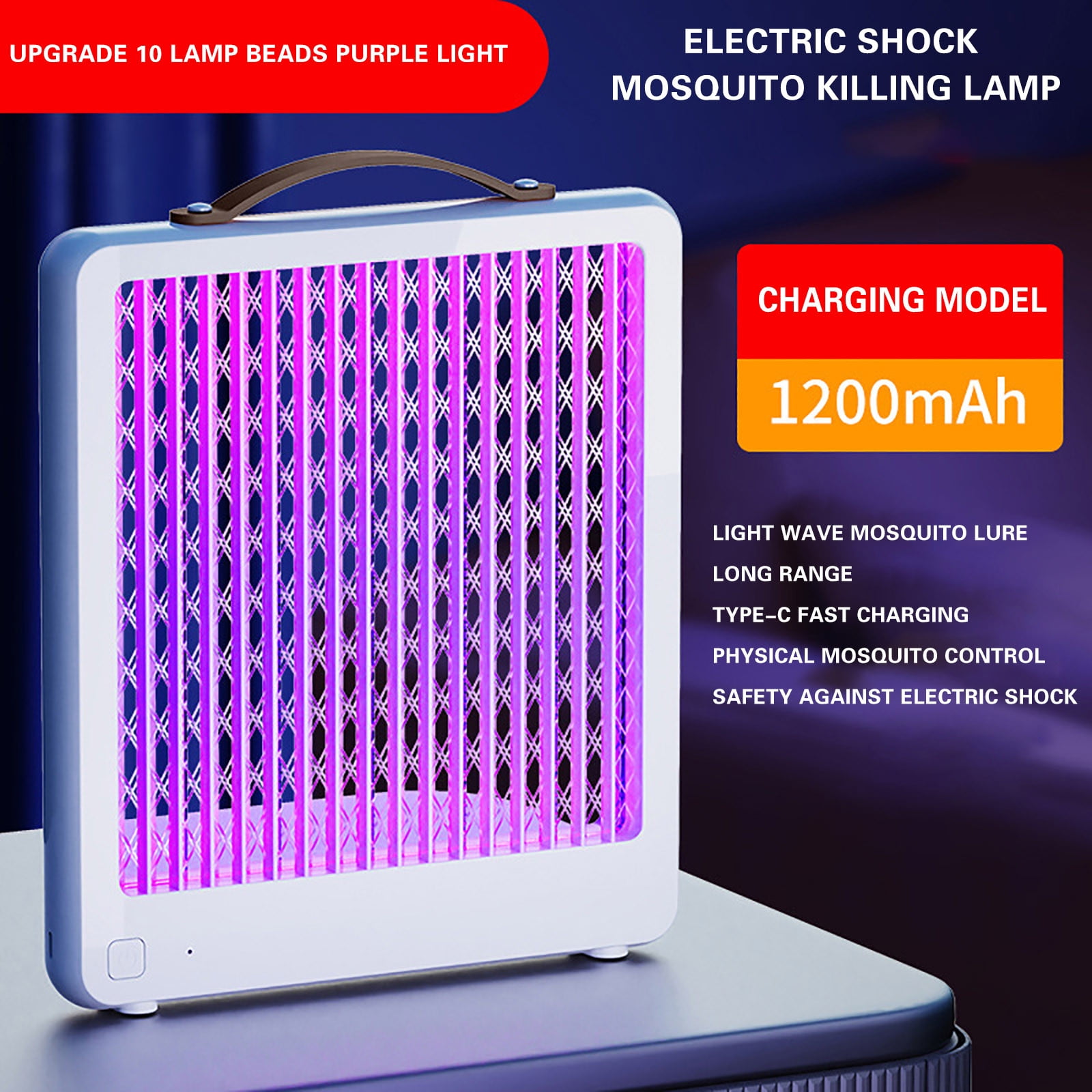 Bug Zapper Indoor, Powerful Electric Mosquito Trap, Lifespan