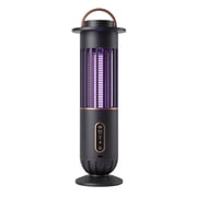Bug Zapper Indoor, Usb Rechargeable Mosquito Lamp, Long-Lasting Portable Electric Insect, Purple Light Attractant for Home, Patio, Camping, Black 1 Piece