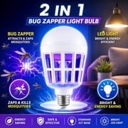 Bug Zapper LED Light Bulb 2 in 1 Mosquito Killer Lamp