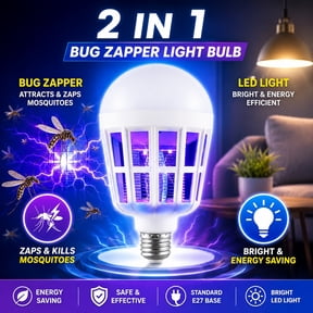 Bug Zapper LED Light Bulb 2 in 1 Mosquito Killer Lamp