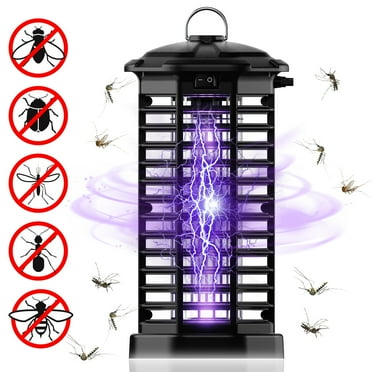 Bug Zapper with LED Light - Portable Electric Fly Trap and Mosquito Killer for Home, Backyard, Patio, Camping, and Fishing - Effective Insect Pest Control Solution