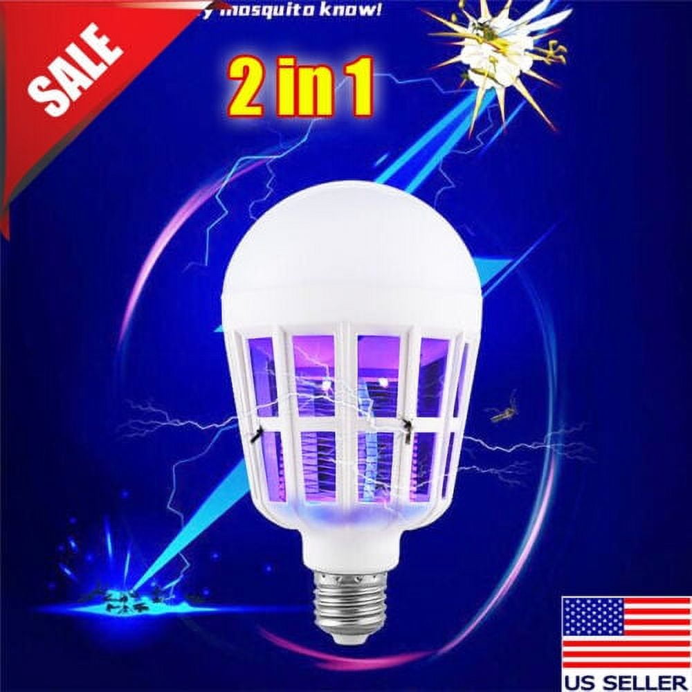Bug Zapper Light Bulb 2 in 1 Mosquitoe Killer Zapper Lamp Led