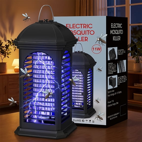 Bug Zapper, Mosquito Zapper, Fly Trap Mosquito Lamp, Electronic Bug Zapper Powerful Electric Mosquito Zapper Fly Killer - Metal Mesh For Home, Kitchen & Bedroom Gifts For Family And Friends