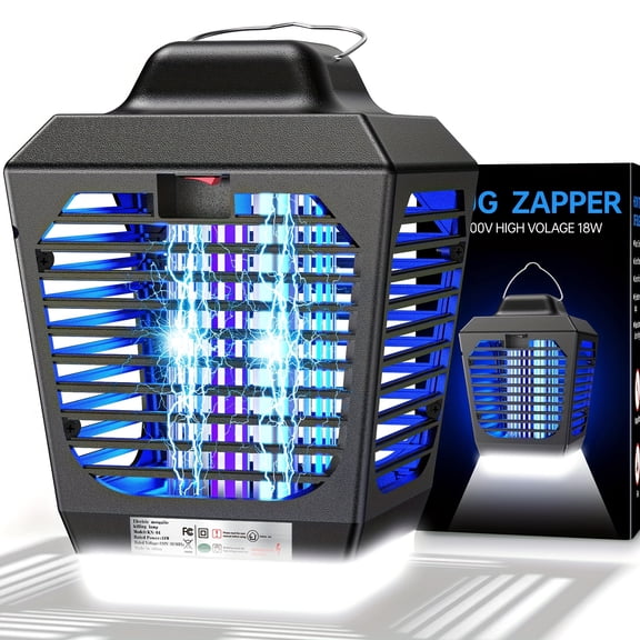 Bug Zapper, Mosquito Zapper, Fly Trap Mosquito Lamp, Electronic Bug Zapper Powerful Electric Mosquito Zapper Fly Killer - Metal Mesh For Home, Kitchen & Bedroom Gifts For Family And Friends