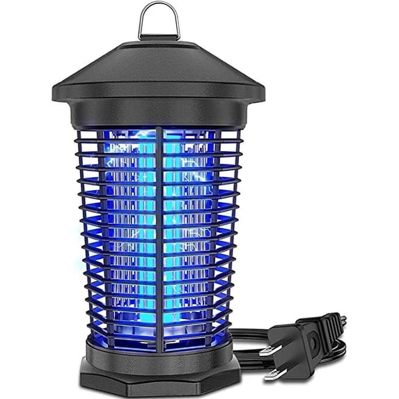 Bug Zapper Outdoor Electric, Mosquito Zapper, Fly Traps, Fly Zapper, Mosquito Killer Outdoor Indoor, 3 Prong Plug, 90-130V, ABS Plastic Outer