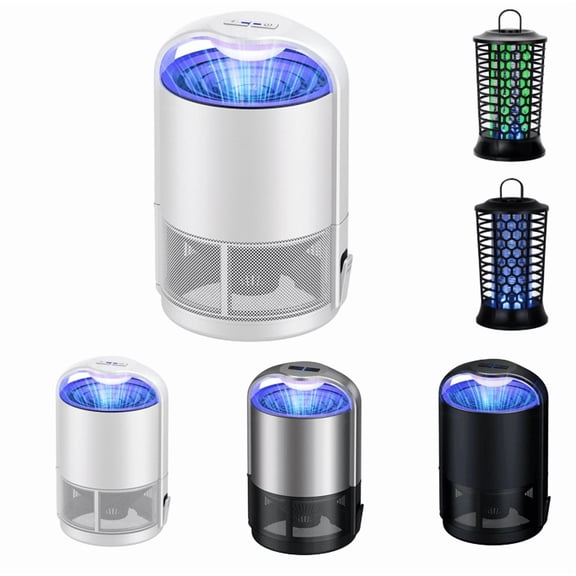 Bug Zapper Outdoor Indoor Electric Insect Killer Fly Mosquito Trap Light White