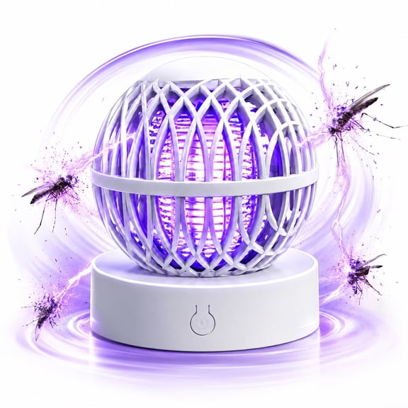 Bug Zapper Outdoor Indoor Electric Mosquito & Fly Trap with UV Light, IPX4 Waterproof Insect Killer for Patio, Backyard, Porch, Garage & Hom