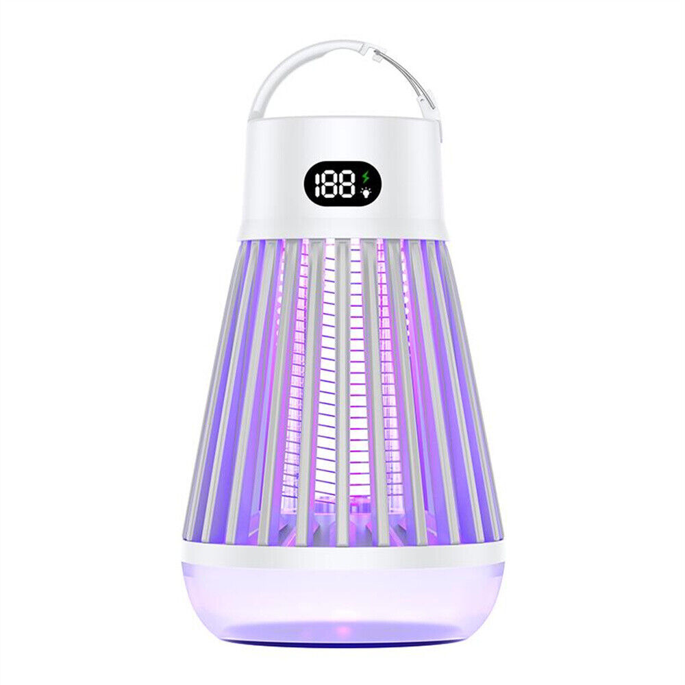 Bug Zapper Outdoor and Indoor Rechargeable Mosquito and Fly Killer