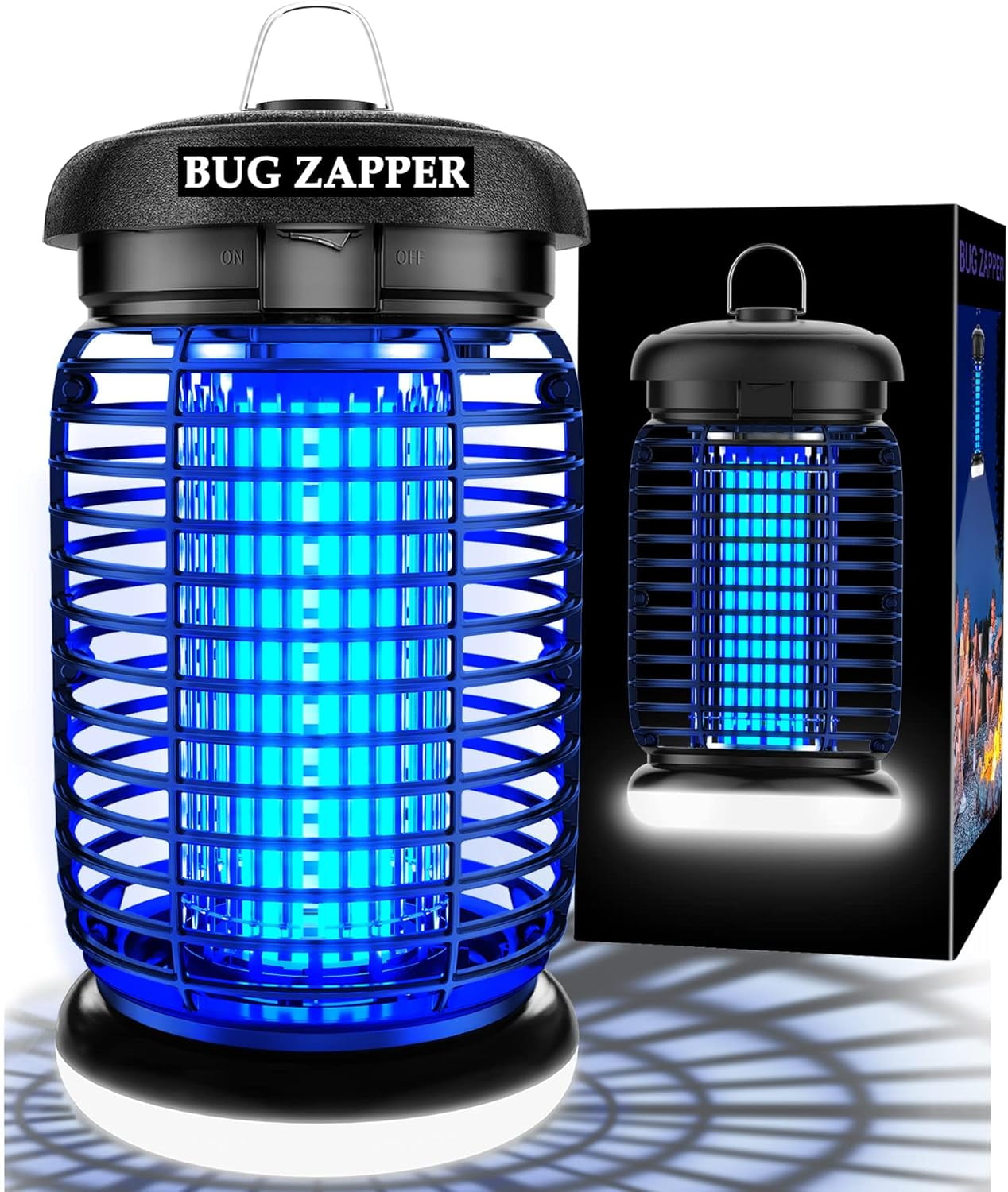Bug Zapper Outdoor, Mosquito Zapper with LED Light, Fly Zapper Outdoor ...