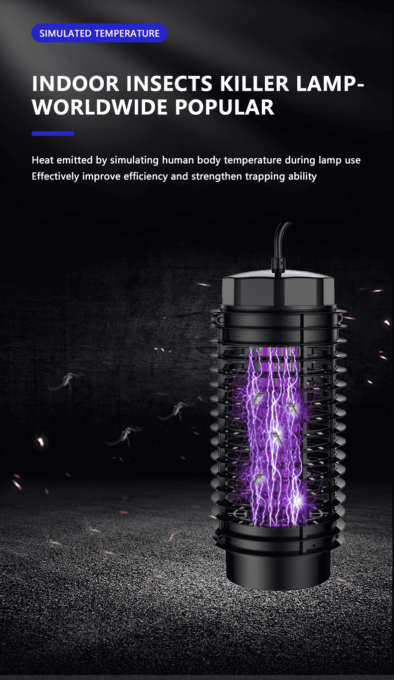 Bug Zapper Outdoor, Mosquito Zapper with LED Light bulb, Fly Zapper Outdoor Indoor, Insect Zapper Electric Fly Traps, Plug in Mosquito Repellent Outdoor Patio Killer Yard