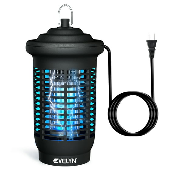 Bug Zapper Outdoor, Mosquito Zapper, Plug in Electric Fly Zapper, Mosquito Killer, Fly Traps, Flying Insects Zapper Indoor Outdoor, ABS Plastic Outer