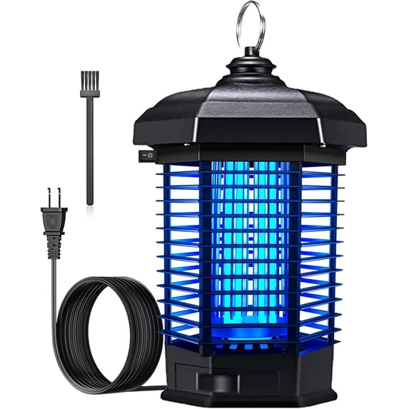 Bug Zapper Outdoor, Mosquitos Zapper, Flying Insects for Indoors 4200V Electric Mosquito Traps 15w Insect Control, Fly Zapper, Insect Trap for Yard, Electric Mosquito Killer for Home