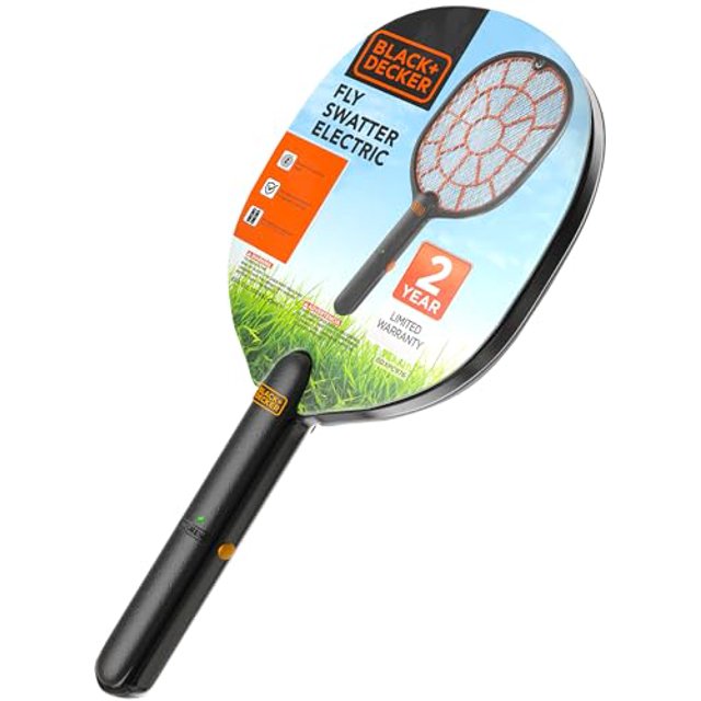 Bug Zapper Racket â€“ Electric Fly Swatter for Gnats, Mosquitoes