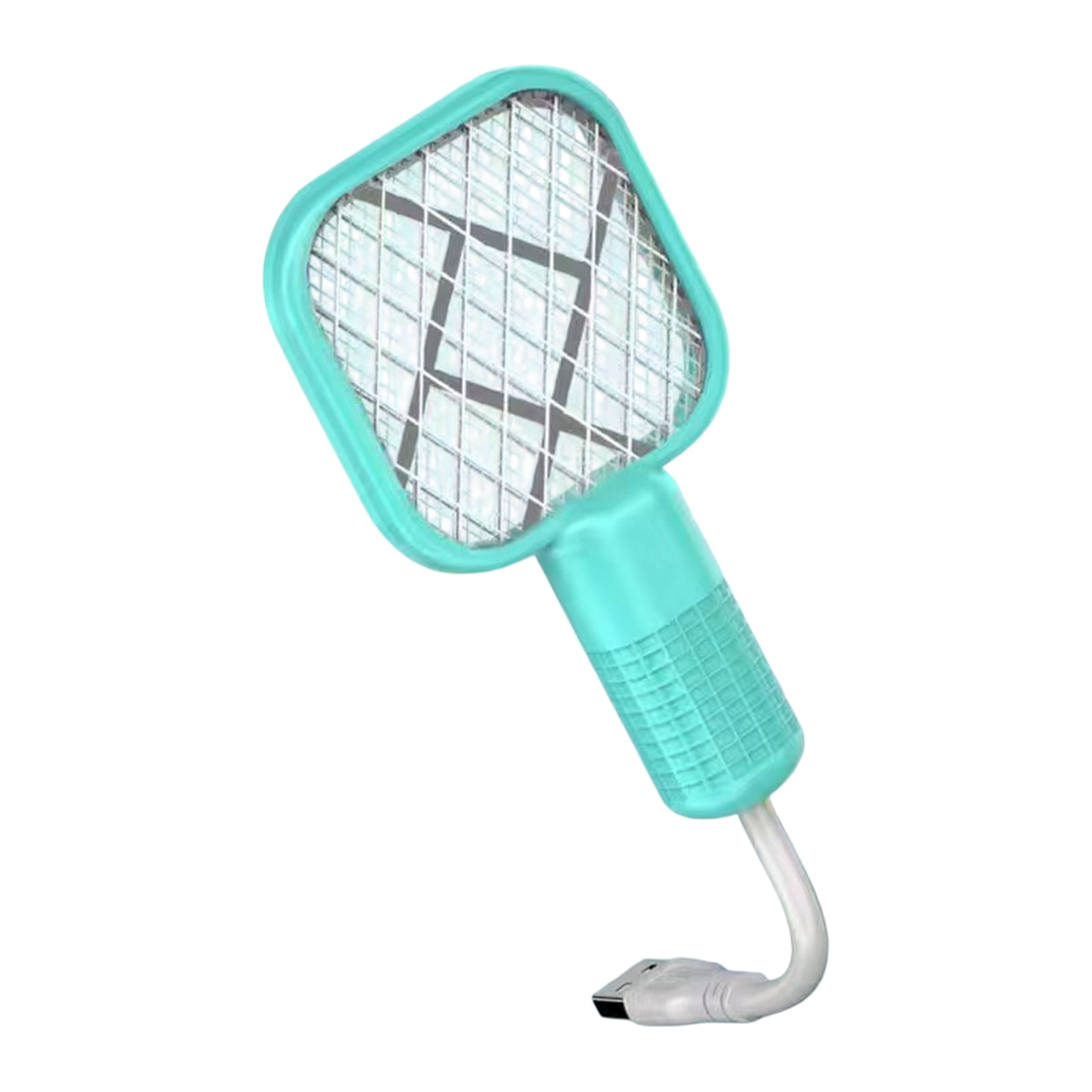 Bug Zapper, Swatter, 6X4 In, Mint Green, Plastic Mesh, Handheld Grip ...