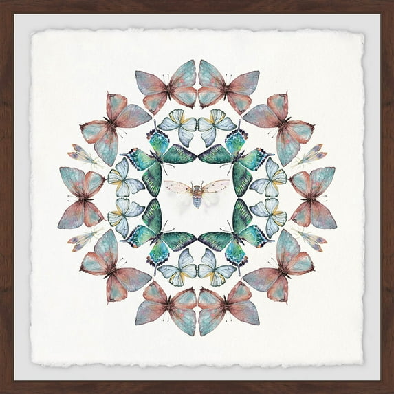 Bug in the Middle Framed Painting Print