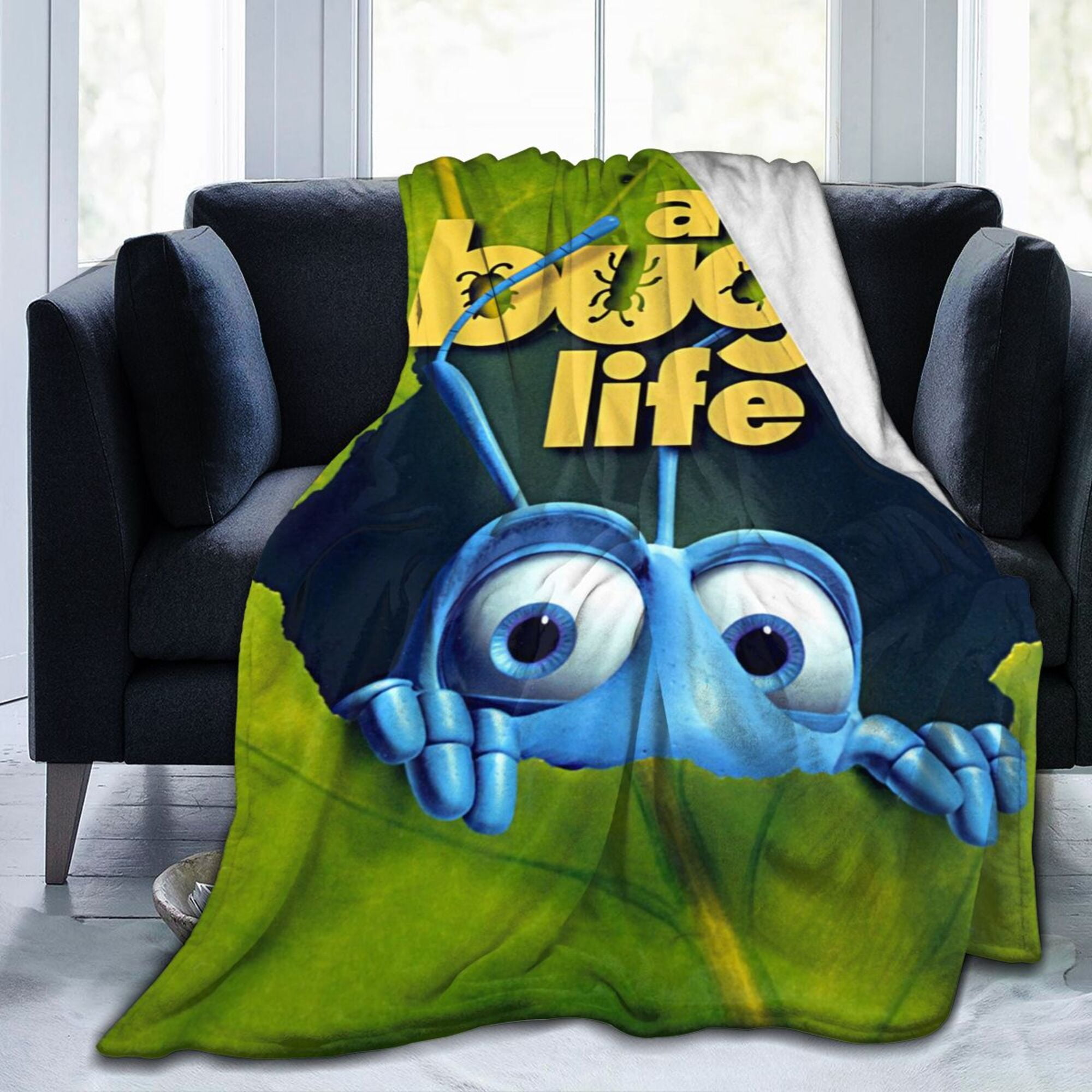 A Bug's Life Cartoon Blanket, Soft and Cozy Plush Flannel All Season ...