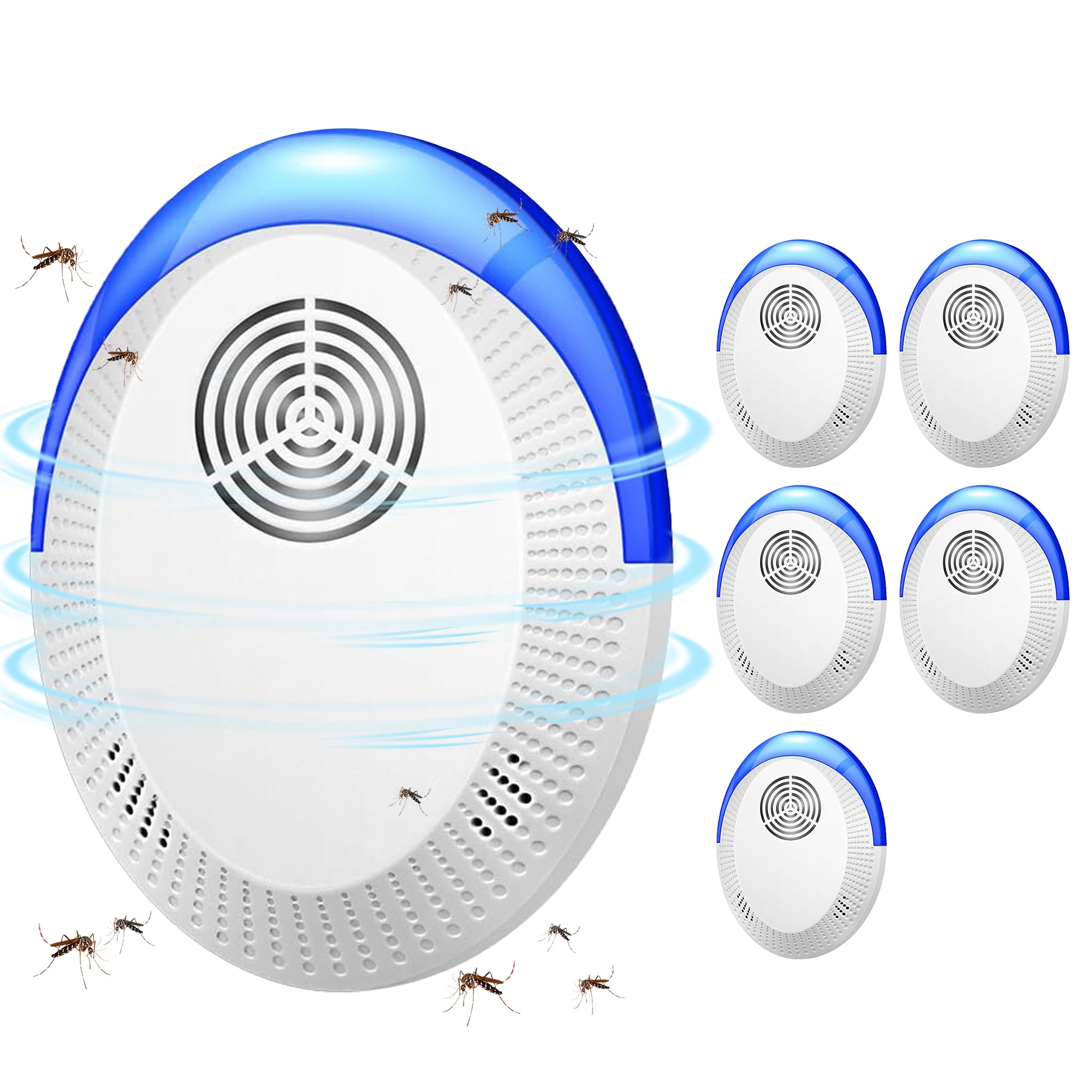 BugBust Ultrasonic Electric insect and Pest Repellent Plug in Device, 6 ...
