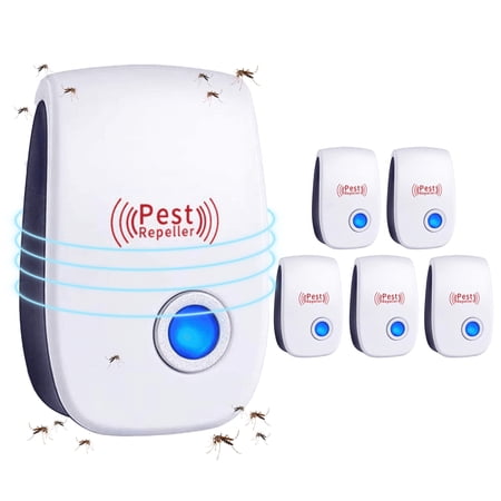 BugBust Ultrasonic Pest Repeller - Pest Repellent Pest Control Plug in Indoor Pests for Mosquito, Insects,Cockroaches, Rats, Bug, Spider, Ant, Rodent 6/12pack