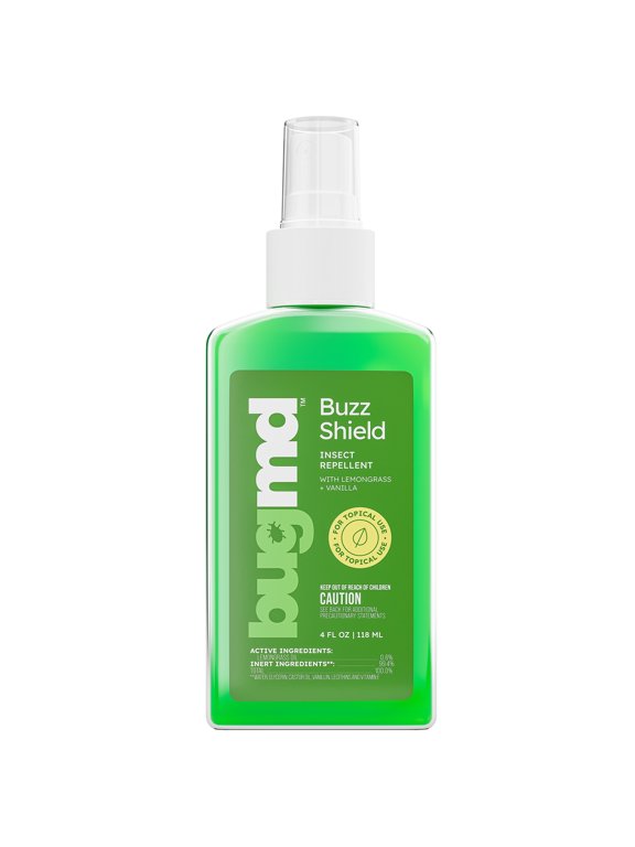 Buzz Shield - Mosquito and Insect Repellent Spray for Body and Home, Indoor & Outdoor Use, DEET-Free, Tick Repellent, Safe Bug Spray for People (1-Pack)