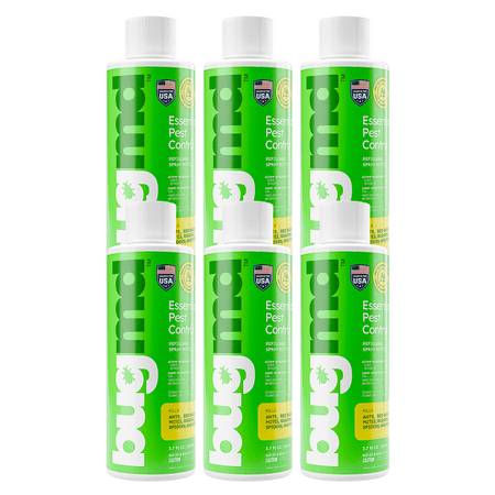 BugMD Pest Control Essential Oil Concentrate 4oz (6 Units) - Quick Kills Flies, Ants, Roaches & More!