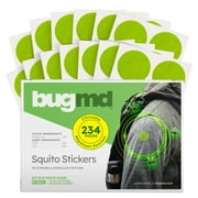 BugMD Squito Stickers Mosquito Repellent Patch Stickers for Adults (234 Stickers), Safe & Effective Insect Repellent Patches for Toddlers, Kids, Camping, Beach & Outdoor Essentials