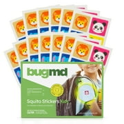 BugMD Squito Stickers for Kids, Citronella-Based Mosquito Repellent Patches