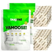 BugMD Vamoose Rodent Repellent Pouches (2 Pack, 8 Pouches) Plant-Powered Rat Repellent