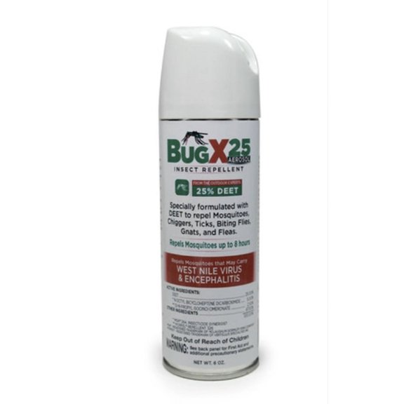 BugX25 Insect Repellent With 25% DEET, Repels Mosquitos For Up To 8 Hours