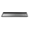 thumbnail image 1 of Bugambilia PU002BB Aluminum Gourmet Buffet Platter 19"L x 7-1/2"W solid black, 1 of 3