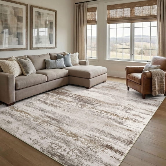 Buganda 6x9 Area Rugs for Living Room Bedroom, Modern Abstract Rugs ...