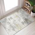 thumbnail image 1 of Buganda Area Rug for Living Room 2'X3', Washable Artificial Wool Area Rug, Low Pile Non-Slip Carpet for Bedroom Office Dining Room, Light Beige, 1 of 9