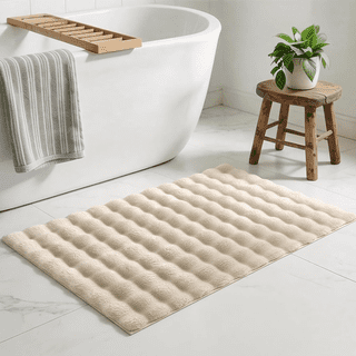 Buganda Area Rugs for Living Room, Soft Shaggy Rug for Bedroom , Non Slip Machine Washable Carpet, Beige, 2'x3'