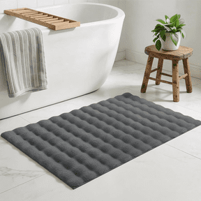 Buganda Area Rugs for Living Room, Soft Shaggy Rug for Bedroom , Non Slip Machine Washable Carpet, Grey, 2'x3'