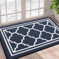 thumbnail image 1 of Buganda Door Mats Indoor, 24"×36", Water Absorbent Low Profile Anti-Slip Front Door Mat, Door Rugs for Entrance, Navy Blue, 1 of 9