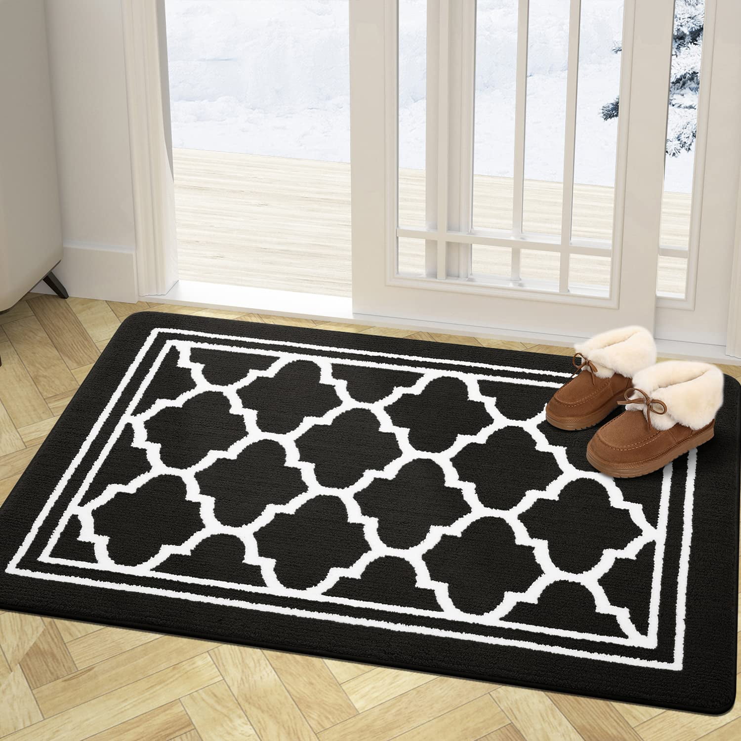 Buganda Door Mats Indoor, 20×32, Water Absorbent Low Profile