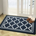 thumbnail image 1 of Buganda Door Mats Indoor, 32"×48", Water Absorbent Low Profile Anti-Slip Front Door Mat, Door Rugs for Entrance, Navy Blue, 1 of 9