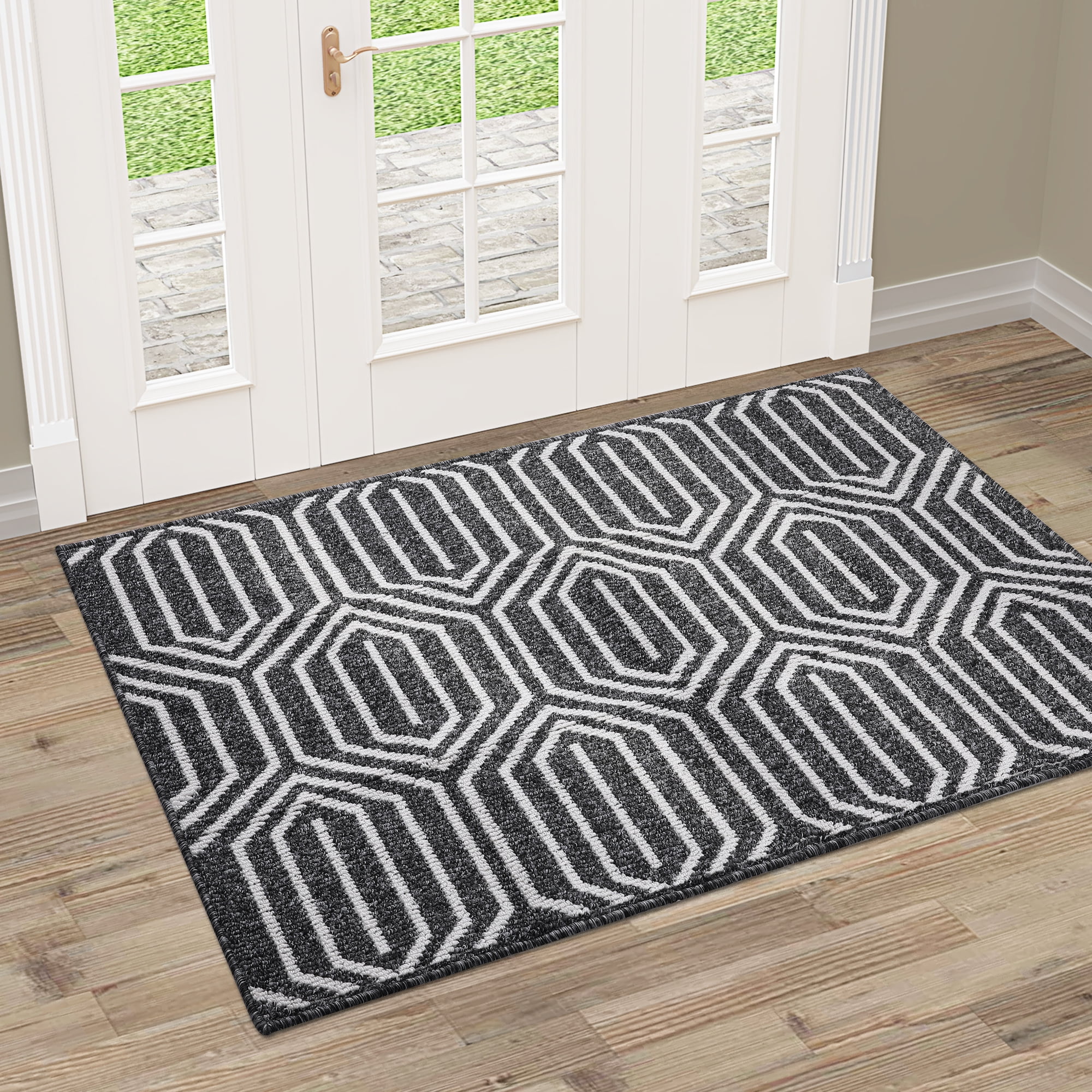 morgantag Indoor Doormat Rubber Door Mat, 20x 32, Heavy Duty Doormat,  Waterproof, Easy Clean, Machine Washable, Low-Profile Doormats for  Entryway