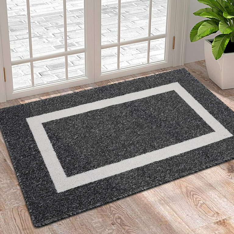 Indoor/outdoor Entrance Doormat, Thick Anti-slip Waterproof Door Mat, Mud  Dirt Trapper, Bathroom Rug