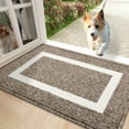 thumbnail image 1 of Buganda Indoor Door Mat, 24"x 36", Non Slip Low-Profile Entrance Rug Front Inside Doormats Dirt Trapper Entry Door Rugs for Entryway, Brown, 1 of 9
