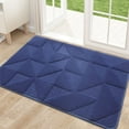 thumbnail image 1 of Buganda Indoor Doormats, Absorbent Trapper Dirt Door Mats, Non Slip Low Profile Inside Doormats for Entryway, 24x36, Navy Blue, 1 of 9