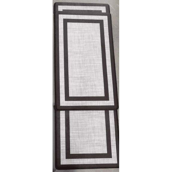 Buganda Kitchen Mats Anti Fatigue, Washable Rugs for Kitchen, Non Slip Kitchen Mats for Floor, 17.3"x29", Navy Blue