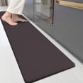 thumbnail image 1 of Buganda Kitchen Mats, Non Slip Waterproof Rugs in Front of Sink, Anti Fatigue Kitchen Mats for Floor, 17.3"x70", Chocolate, 1 of 8