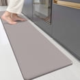 thumbnail image 1 of Buganda Kitchen Mats, Non Slip Waterproof Rugs in Front of Sink, Anti Fatigue Kitchen Mats for Floor, 17.3"x70", Khaki, 1 of 8
