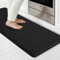 thumbnail image 1 of Buganda Kitchen Mats for Floor, Anti Fatigue Cushioned Kitchen Rugs, Non Slip Waterproof Floor Mats for in Front of Sink,17.3"x48", Black, 1 of 9