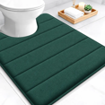 thumbnail image 1 of Buganda Memory Foam Bath Mats Soft Absorbent Bathroom Rugs 20" x 24", Dark Green, 1 of 8