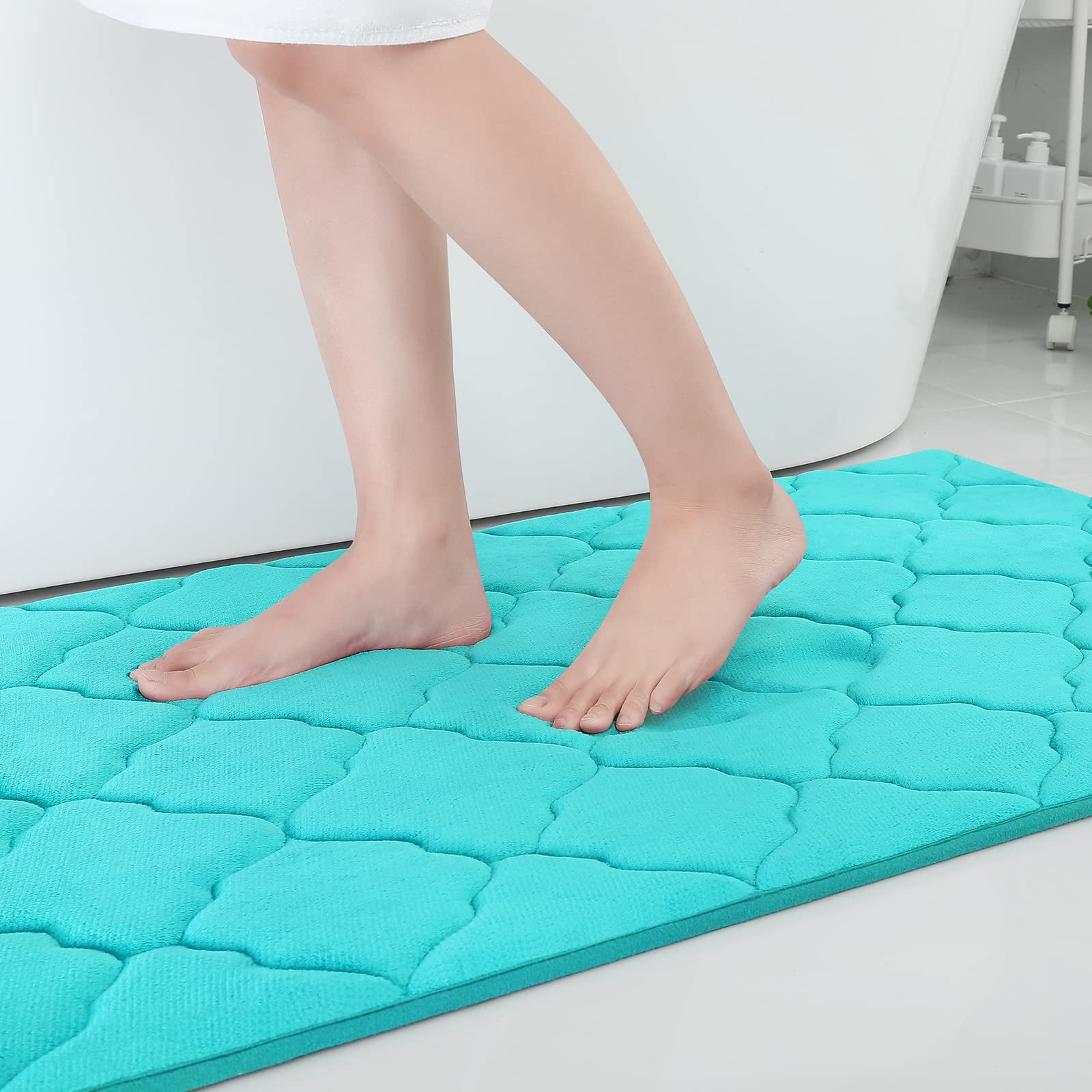 Buganda Memory Foam Bathroom Rugs, Large Size Ultra Soft and Absorbent