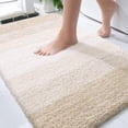 thumbnail image 1 of Buganda Microfiber Bathroom Rugs, 20"x30" Light Beige Luxury Extra Soft and Absorbent Bath Mat, Non-Slip Plush Bath Carpet, 1 of 7