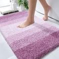 thumbnail image 1 of Buganda Microfiber Bathroom Rugs, 20"x30" Purple Luxury Extra Soft and Absorbent Bath Mat, Non-Slip Plush Bath Carpet, 1 of 8